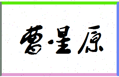 「曹星原」姓名分数77分-曹星原名字评分解析-第1张图片