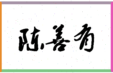 「陈善有」姓名分数74分-陈善有名字评分解析