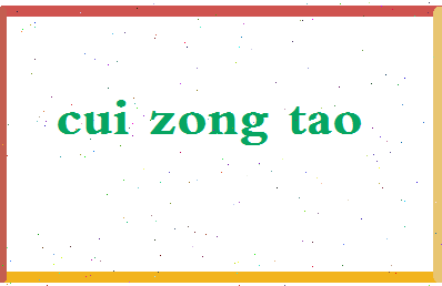 「崔宗涛」姓名分数64分-崔宗涛名字评分解析-第2张图片