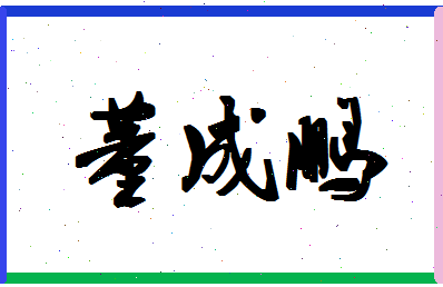 「董成鹏」姓名分数77分-董成鹏名字评分解析