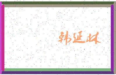 「韩延林」姓名分数93分-韩延林名字评分解析-第3张图片