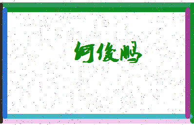「何俊鹏」姓名分数91分-何俊鹏名字评分解析-第3张图片