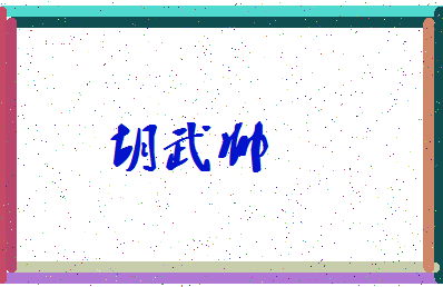 「胡武帅」姓名分数64分-胡武帅名字评分解析-第3张图片
