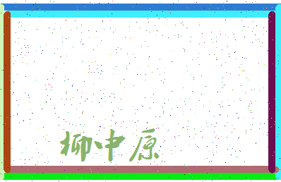「柳中原」姓名分数85分-柳中原名字评分解析-第3张图片
