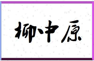 「柳中原」姓名分数85分-柳中原名字评分解析