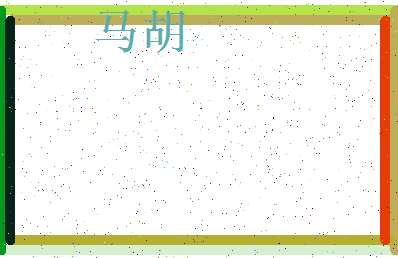 「马胡」姓名分数96分-马胡名字评分解析-第3张图片