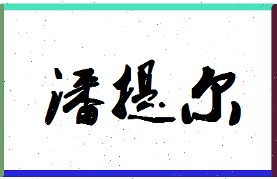 「潘提尔」姓名分数80分-潘提尔名字评分解析