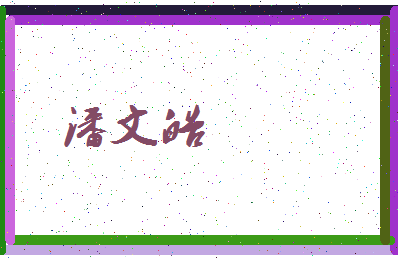 「潘文皓」姓名分数80分-潘文皓名字评分解析-第3张图片