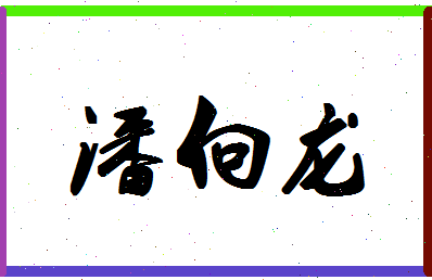 「潘向龙」姓名分数72分-潘向龙名字评分解析