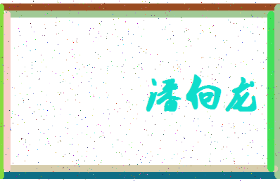 「潘向龙」姓名分数72分-潘向龙名字评分解析-第4张图片