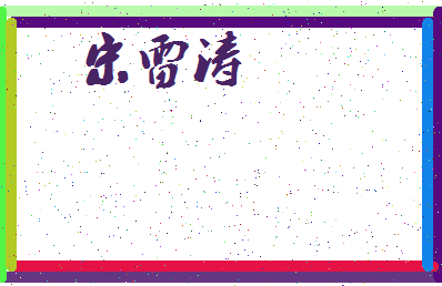 「宋雷涛」姓名分数82分-宋雷涛名字评分解析-第4张图片