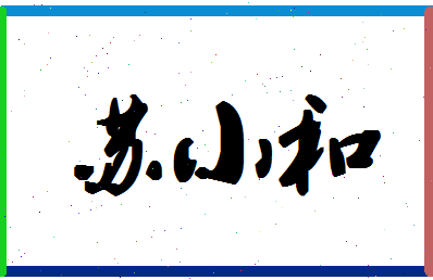 「苏小和」姓名分数96分-苏小和名字评分解析