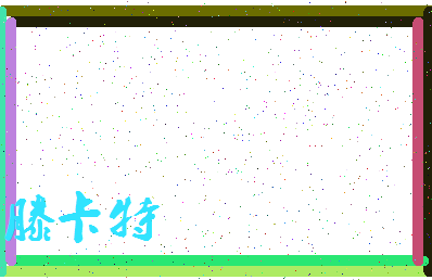 「滕卡特」姓名分数85分-滕卡特名字评分解析-第3张图片