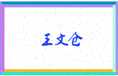 「王文仓」姓名分数90分-王文仓名字评分解析-第3张图片