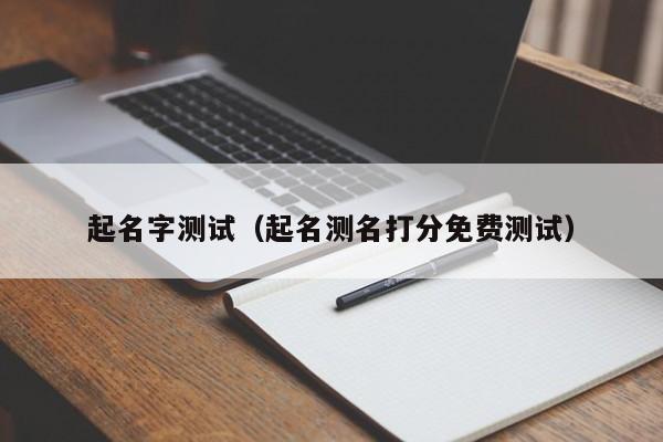 起名字测试（起名测名打分免费测试）