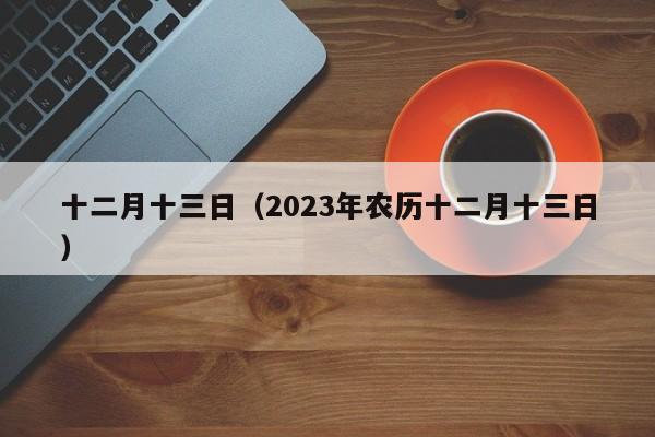 十二月十三日（2023年农历十二月十三日）