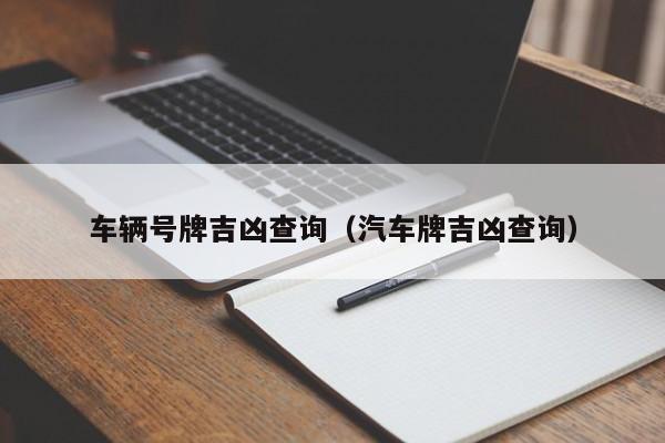 车辆号牌吉凶查询（汽车牌吉凶查询）